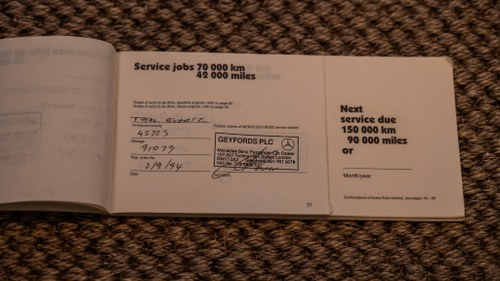 1988 Mercedes-Benz R107 300SL zum Verkauf (Bild 183 von 192)