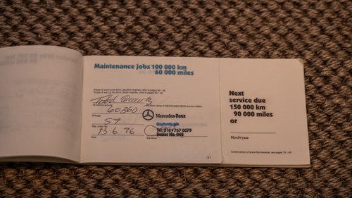 1988 Mercedes-Benz R107 300SL zum Verkauf (Bild 186 von 192)