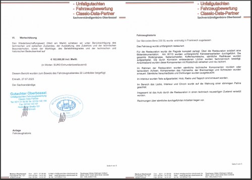 1966 Mercedes-Benz W113 230SL ‘Pagoda’ Te koop (foto 79 van 100)