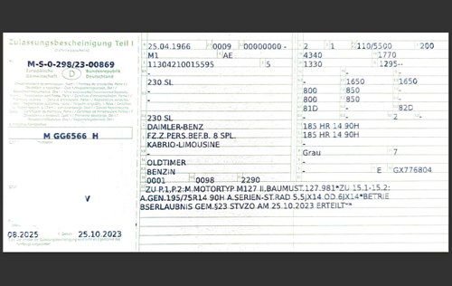 1966 Mercedes-Benz W113 230SL ‘Pagoda’ Te koop (foto 87 van 100)