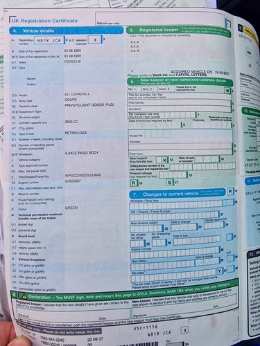 1995 Porsche 993 911 Carrera 4 Te koop (foto 256 van 291)