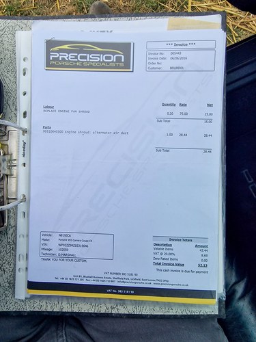 1995 Porsche 993 911 Carrera 4 Te koop (foto 289 van 291)