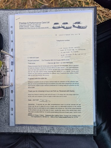 1995 Porsche 993 911 Carrera 4 Te koop (foto 291 van 291)