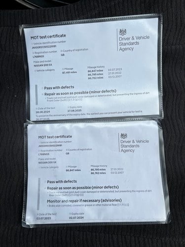 1993 Nissan 200SX Turbo Manual till salu (bild 111 av 132)