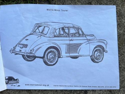 1970 Morris Minor Deluxe Convertible à vendre (picture 101 of 108)