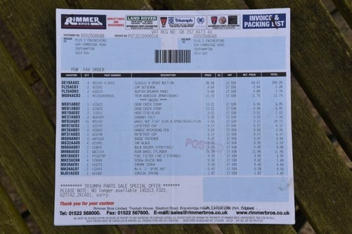 1970 Triumph TR6 à vendre (picture 166 of 177)