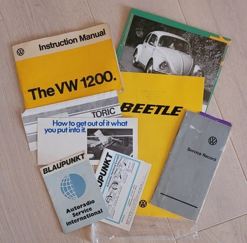 1976 Volkswagen Beetle 1200 In vendita (immagine 152 di 160)