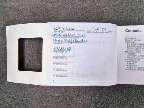 1993 Mercedes Benz E280 (W124) zum Verkauf (Bild 222 von 241)