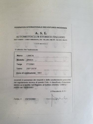 1951 Lancia Ardea Series 5 à venda (imagem 171 de 171)