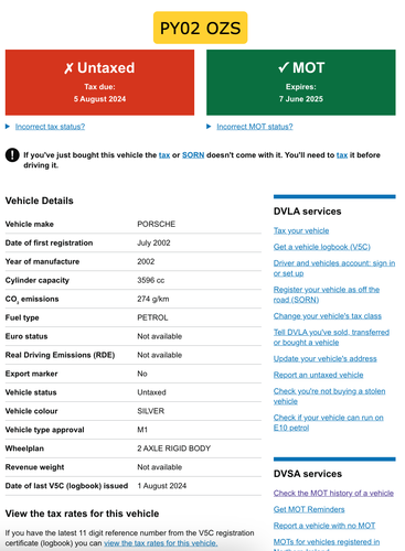 2002 Porsche 911 996 Carrera 2 Coupé In vendita (immagine 69 di 69)