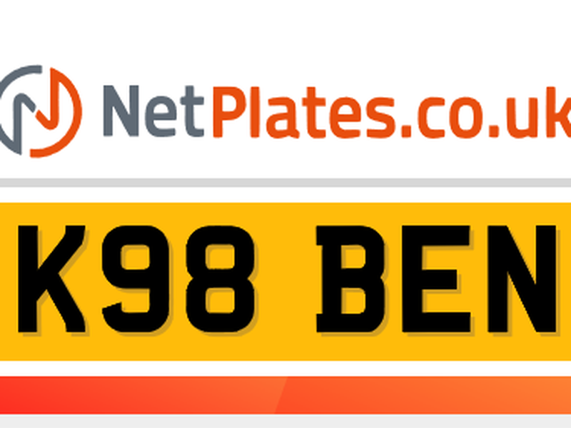 K98 BEN Private Number Plate On DVLA Retention Ready
