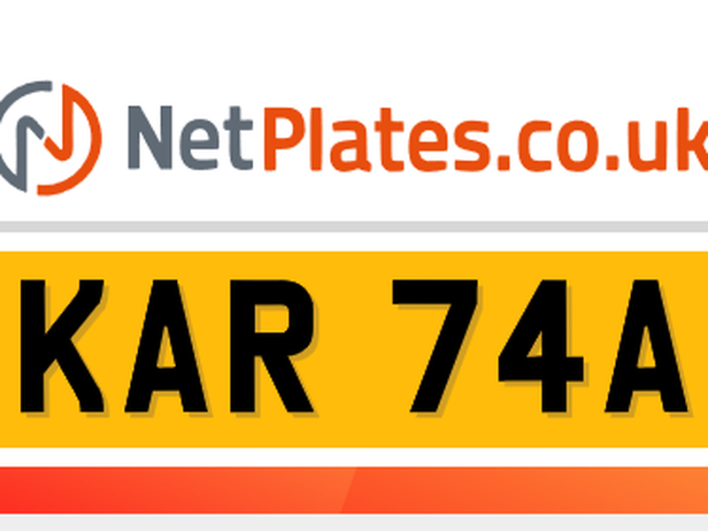 KAR 74A Private Number Plate On DVLA Retention Ready