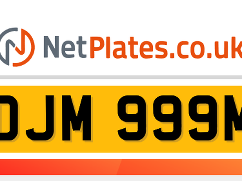 DJM 999M Private Number Plate On DVLA Retention Ready