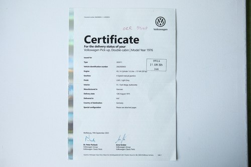 1975 Volkswagen Type 2 (T2) Double Cab Pick-Up For Sale (picture 94 of 109)