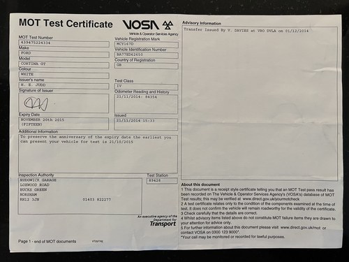 1966 Ford Cortina MkI 1500 GT à vendre (picture 58 of 66)