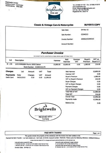 1970 Morris 1800 S 'Landcrab’ ADO17 Rally Car In vendita (immagine 209 di 242)