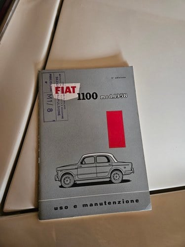 1958 Fiat 1100/103 zum Verkauf (Bild 73 von 73)