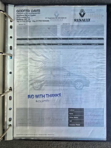 1995 Renault Clio Williams 2 In vendita (immagine 245 di 282)