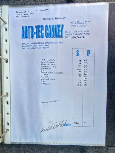 1995 Renault Clio Williams 2 In vendita (immagine 261 di 282)