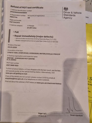 1997 Fiat Ducato 14TD MWB Motorhome En venta (imagen 219 de 219)