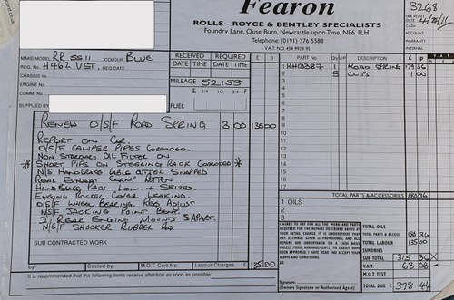 1991 Rolls Royce Silver Spirit II In vendita (immagine 325 di 350)