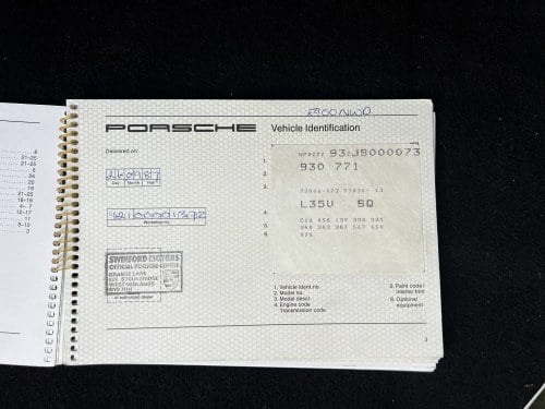 1987 Porsche 930 911 Turbo In vendita (immagine 156 di 211)