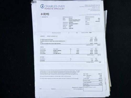 1987 Porsche 930 911 Turbo In vendita (immagine 166 di 211)