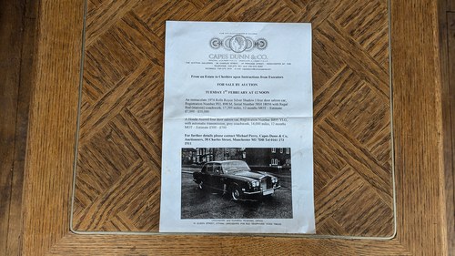 1974 Rolls-Royce Silver Shadow I En venta (imagen 104 de 106)