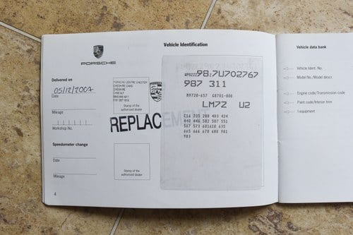 2007 Porsche Boxster 2.7 Sport Edition 987 In vendita (immagine 162 di 177)