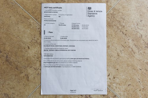 2007 Porsche Boxster 2.7 Sport Edition 987 In vendita (immagine 166 di 177)