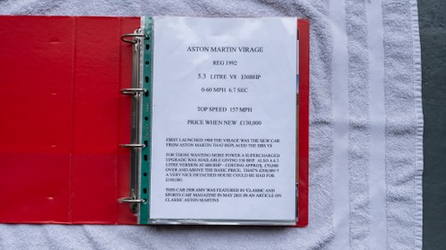 1992 Aston Martin Virage à vendre (picture 180 of 195)