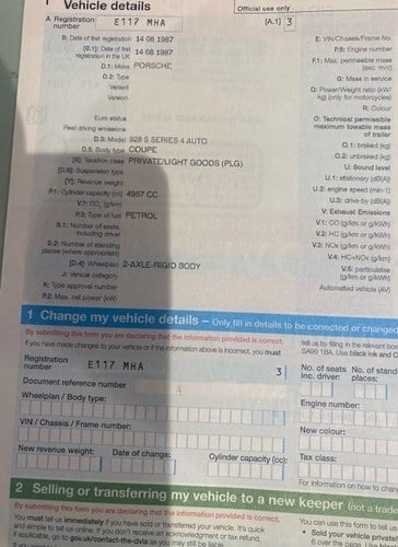 1987 Porsche 928 S4 In vendita (immagine 106 di 111)