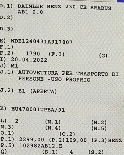 1988 Mercedes-Benz 230 CE Brabus SGS Biarritz For Sale (picture 101 of 107)