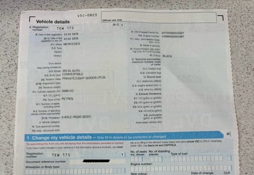 1978 Mercedes-Benz R107 350SL For Sale (picture 108 of 108)