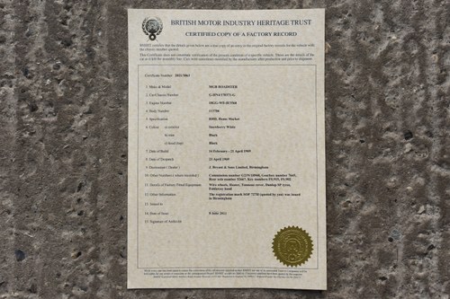 1969 MGB Roadster In vendita (immagine 167 di 180)