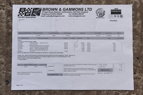 1969 MGB Roadster In vendita (immagine 179 di 180)