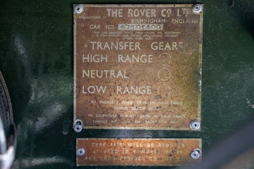 1954 Land Rover Series I 86” In vendita (immagine 35 di 107)