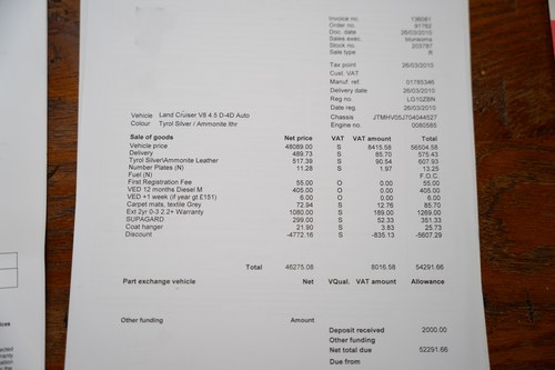 2010 Toyota Landcruiser V8 D-4D A For Sale (picture 121 of 130)