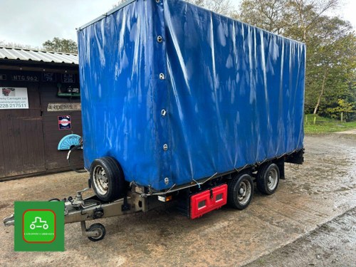 2001 IFOR WILLIAMS LM125 COVERED CANOPY TRAILER SEE VID NO VAT VERKAUFT