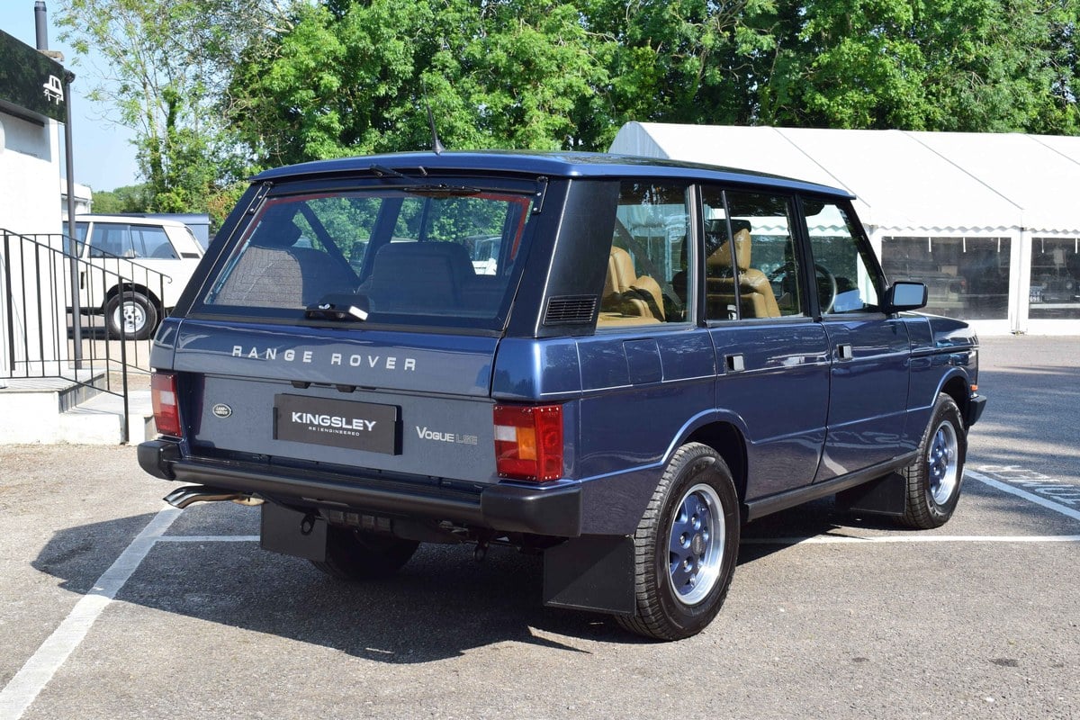1993 Land Rover Range Rover plymouth-blue Handschaltgetriebe, 4 Gänge ...