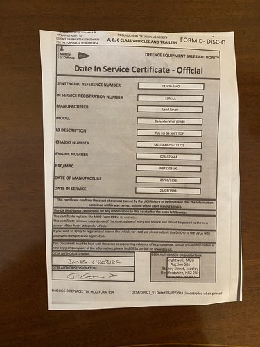 1998 Land Rover Defender 90 Wolf à vendre (picture 63 of 70)