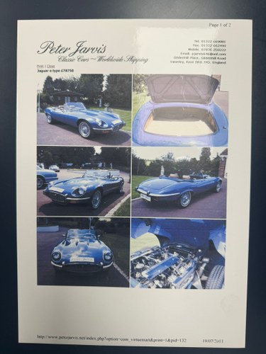 1973 Jaguar E-Type Series III V12 OTS à vendre (picture 141 of 143)