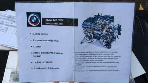 1997 BMW M3 Evolution Convertible E36 En venta (imagen 135 de 139)