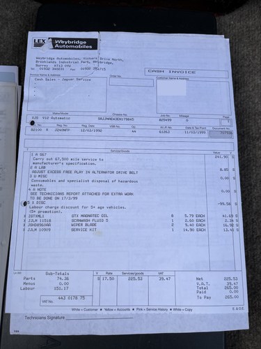 1992 Jaguar XJS V12 Coupe For Sale (picture 313 of 340)