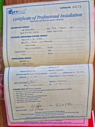 1999 Ducati 916 SPS Carl Fogarty Replica zum Verkauf (Bild 177 von 186)