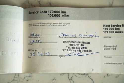 1986 Mercedes-Benz R107 300SL In vendita (immagine 212 di 224)