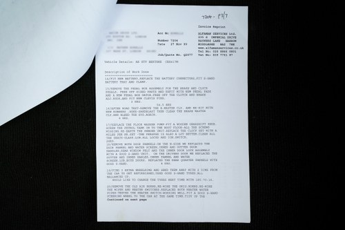 1974 Alfa Romeo GTV 2000 à vendre (picture 282 of 304)