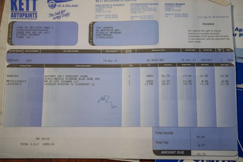 1986 Mercedes-Benz S123 230T Estate In vendita (immagine 117 di 119)