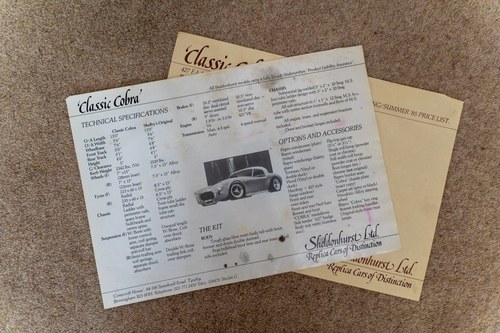 1985 Sheldonhurst AC Cobra In vendita (immagine 86 di 91)