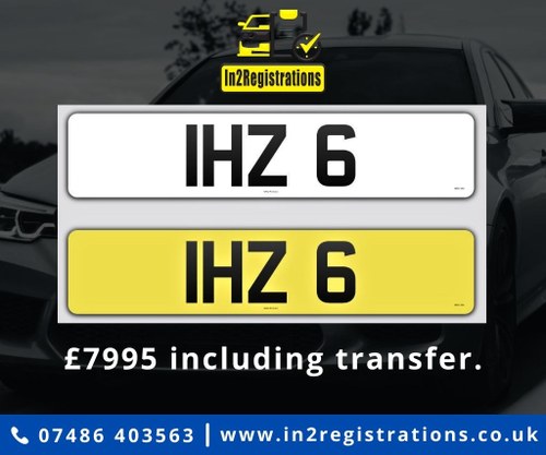 IHZ 6 Dateless 3x1 Number Plate. Kaufen Bei